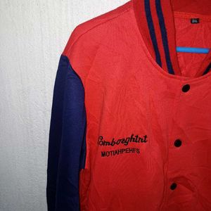 💥Red Varsity jack L 25