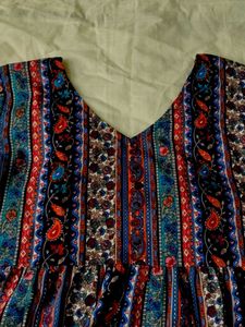 Boho Print Top
