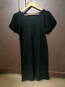 Black Woolen Dress
