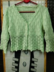 Crochet Knit Cardigan