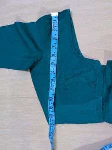 Teal Green Readymade Blouse