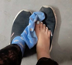 ✔️Floral Sky Blue🧦