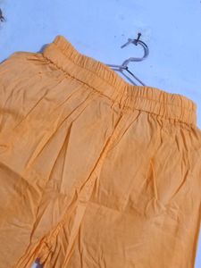 Yellow Pant For Kurta Women