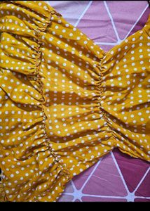 Yellow Dress(polka dot)
