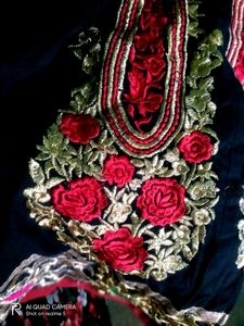 Embroidery Rose work Gown❤️