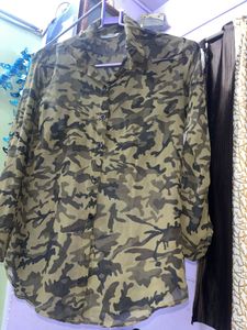 Camo Print Top