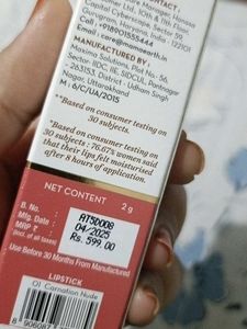 Mamaearth Moisture Matte Lipstick