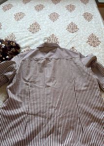 Striped Button-Down Shirt