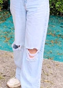 Ripped Light Wash Jeans