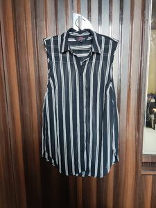Clearance Sale Striped Sleeveless shirt