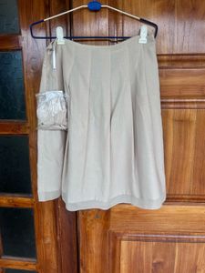 Elegant Beige Skirt