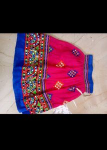Combo Of Skirt Nd Long Blouse For Girls