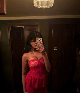 Hot Red Ruffle Bodycon Dress