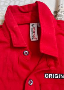 Red Shirt, Tshirt, Sleeveless And Blue Tshirt