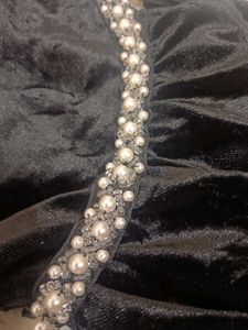 Elegant Black Velvet Dress