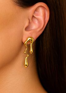 Gold Anti Tarnish Earrings