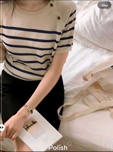 New With Tag Zara Stripped Knit Top