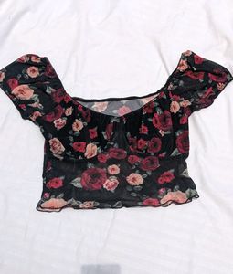 Urbanic Black Floral Pinterest Y2k Coquette Corset