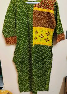 one time used Applique Worked( pure cotton)