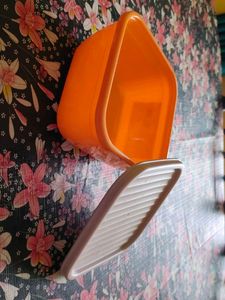 Square Plastic Food Container w/ Lid
