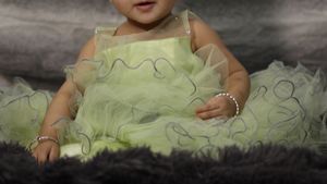 Adorable Lime Green Tulle Dress
