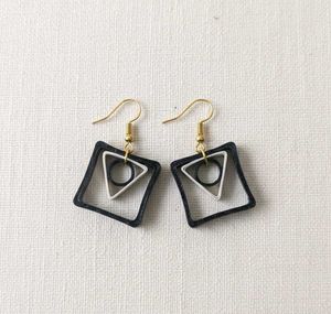 Geometric Drop Earrings