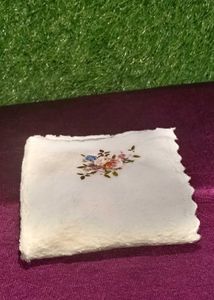 Floral Print Handkerchief