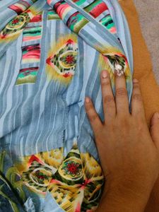 Floral Print Saree