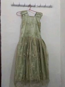 It Is A Beautiful Green Mini Gown