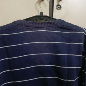 Striped Navy Blue Sweater