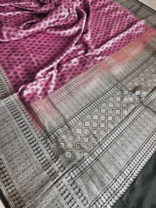 Pure Mulberry Silk Tanchoi Saree