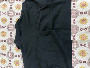 🖤 Glitchez Casual Bow Tie Crop Shirt – Black