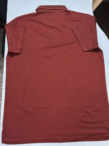 Louis Philippe -Stylish Striped Polo Shirt