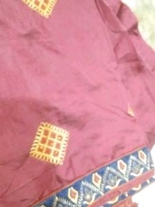 Purple Saree