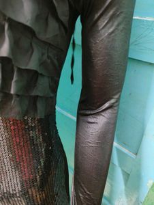 Sequin Ruffle Party Dress