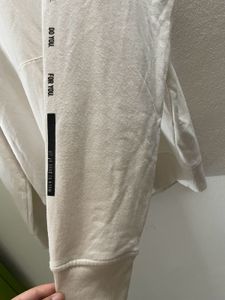 White Graphic Hoodie
