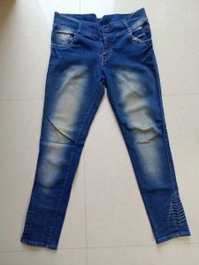 Navy Blue Stylish Strechable Jeans For Women🎀