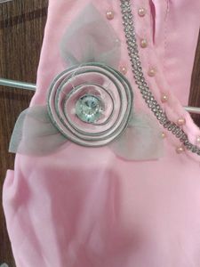 Girls&#39; Pink &amp; Silver Party Dress