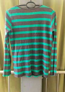 Striped Long Sleeve Top