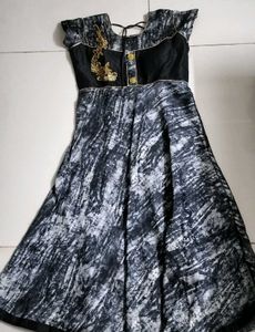 Black Party Full Length Gown