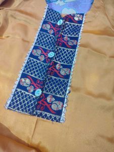 Chic Mustard Embroidered Kurta