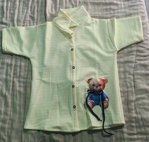 Soft Cotton Top'swith Teddy Bear Print