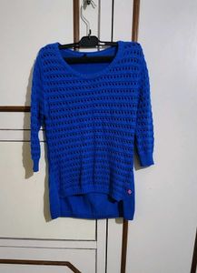 Benetton Royal Blue 💙 Knitted Pullover