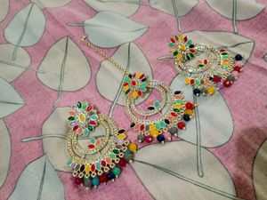 New Tika And Earing Set