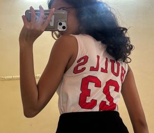 BULLS 23 Crop Top (its A Small Size But Can Fit A Medium)