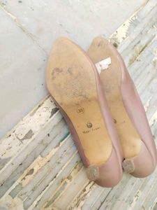 Marc Loire Pointed Toe Bellies With 1.5 Inch Heel