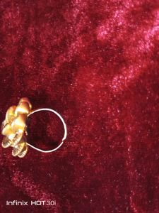 Golden Diamond Ring