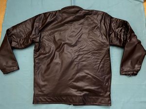 Brown Leather Jacket , Size: M Or 40