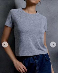 Gray Raglan Tee - Size M
