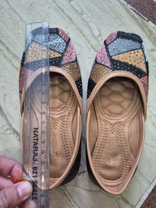 Colorful Embroidered Flats